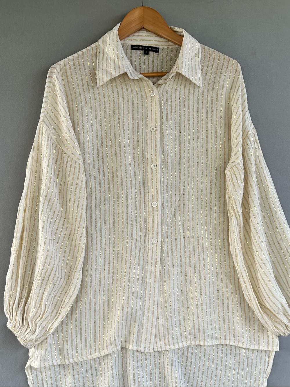 🎉5 for $45🎉 America & Beyond top blouse shirt size S - Picture 2 of 7